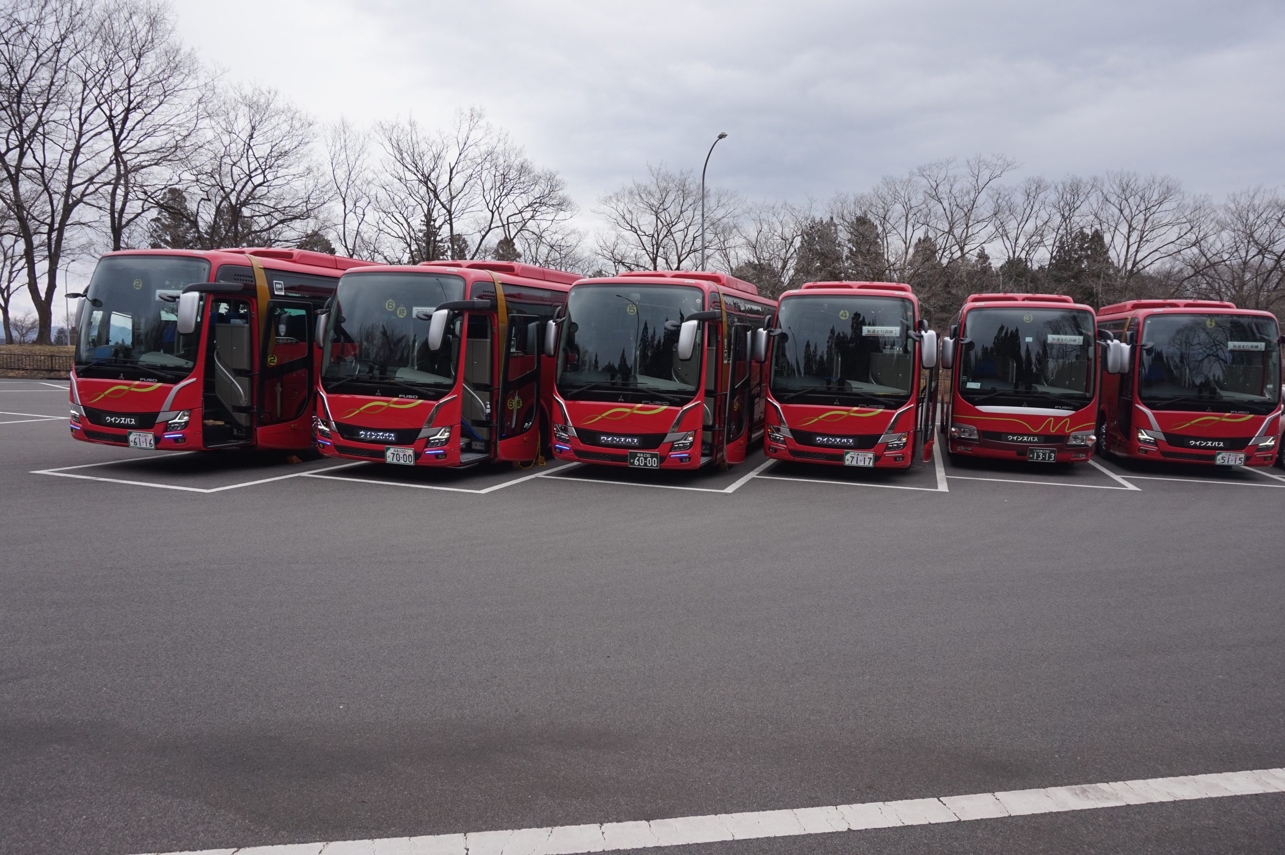 訓練出発前・集合写真